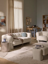 Sava İkili Koltuk Açık Bej