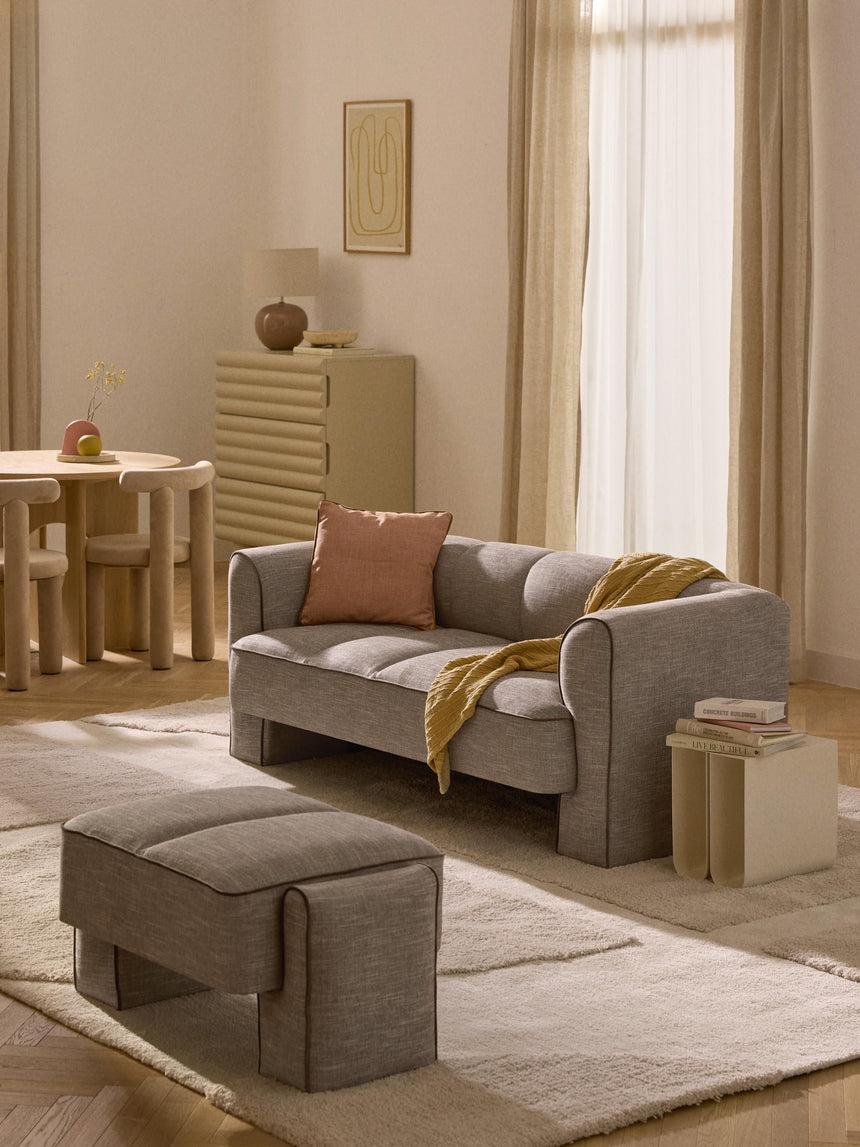 Sava İkili Koltuk Açık Kahve