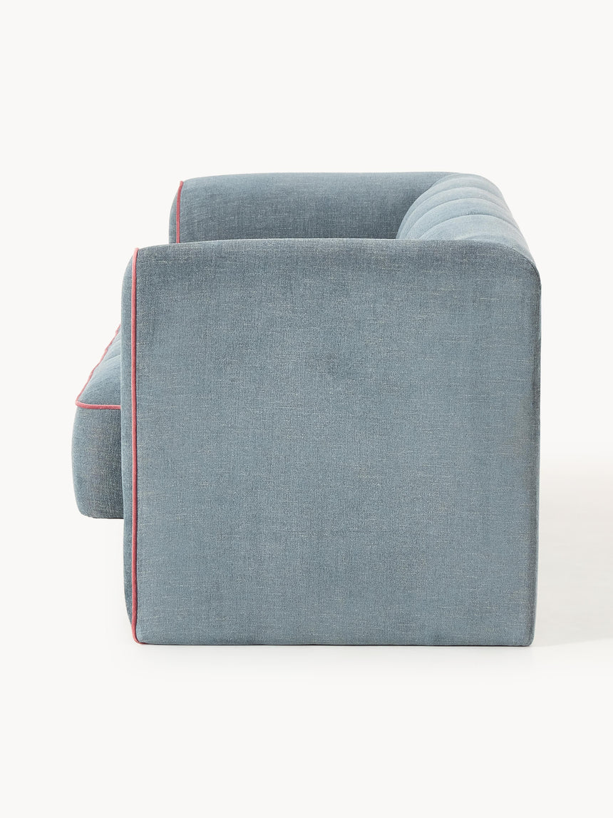 Sava İkili Koltuk Mavi