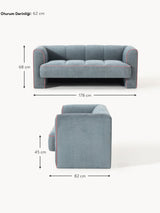 Sava İkili Koltuk Mavi