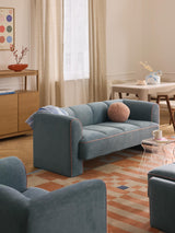 Sava İkili Koltuk Mavi