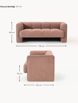 Sava İkili Koltuk Terakota