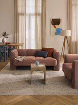 Sava İkili Koltuk Terakota