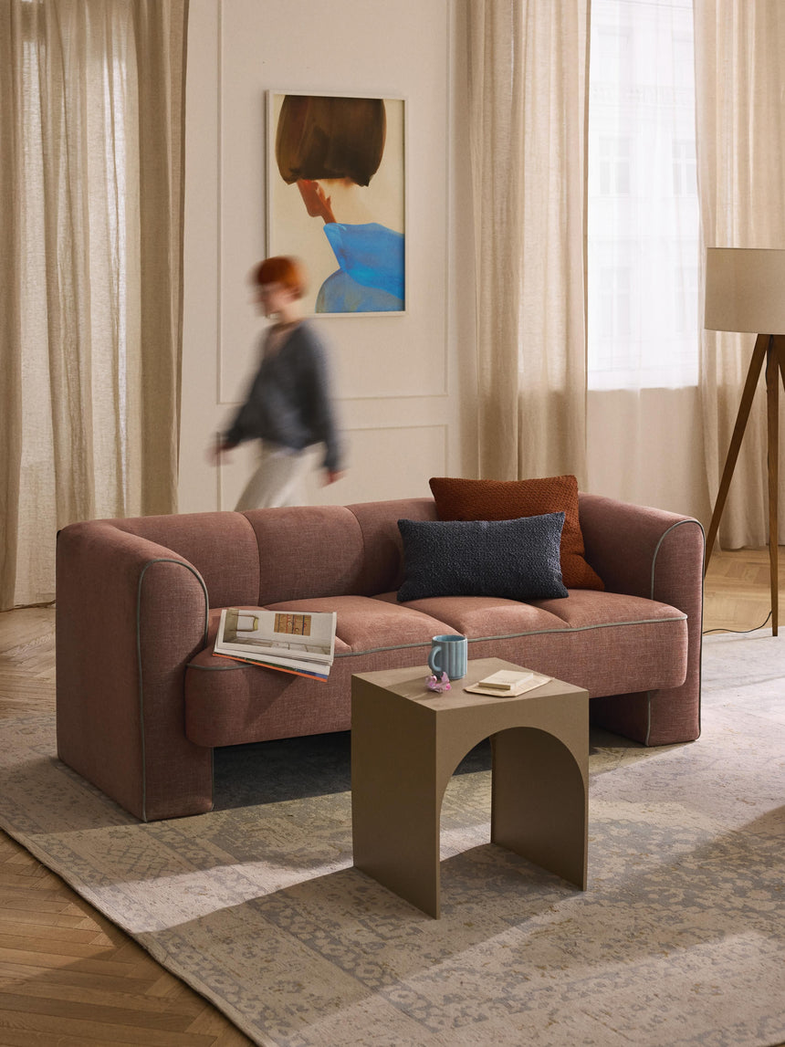 Sava İkili Koltuk Terakota