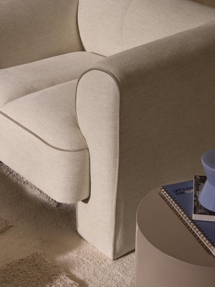 Sava Tekli Koltuk Açık Bej