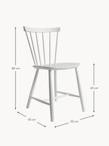 Scala Ahşap Sandalye Beyaz