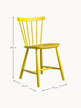 Scala Ahşap Sandalye Sarı