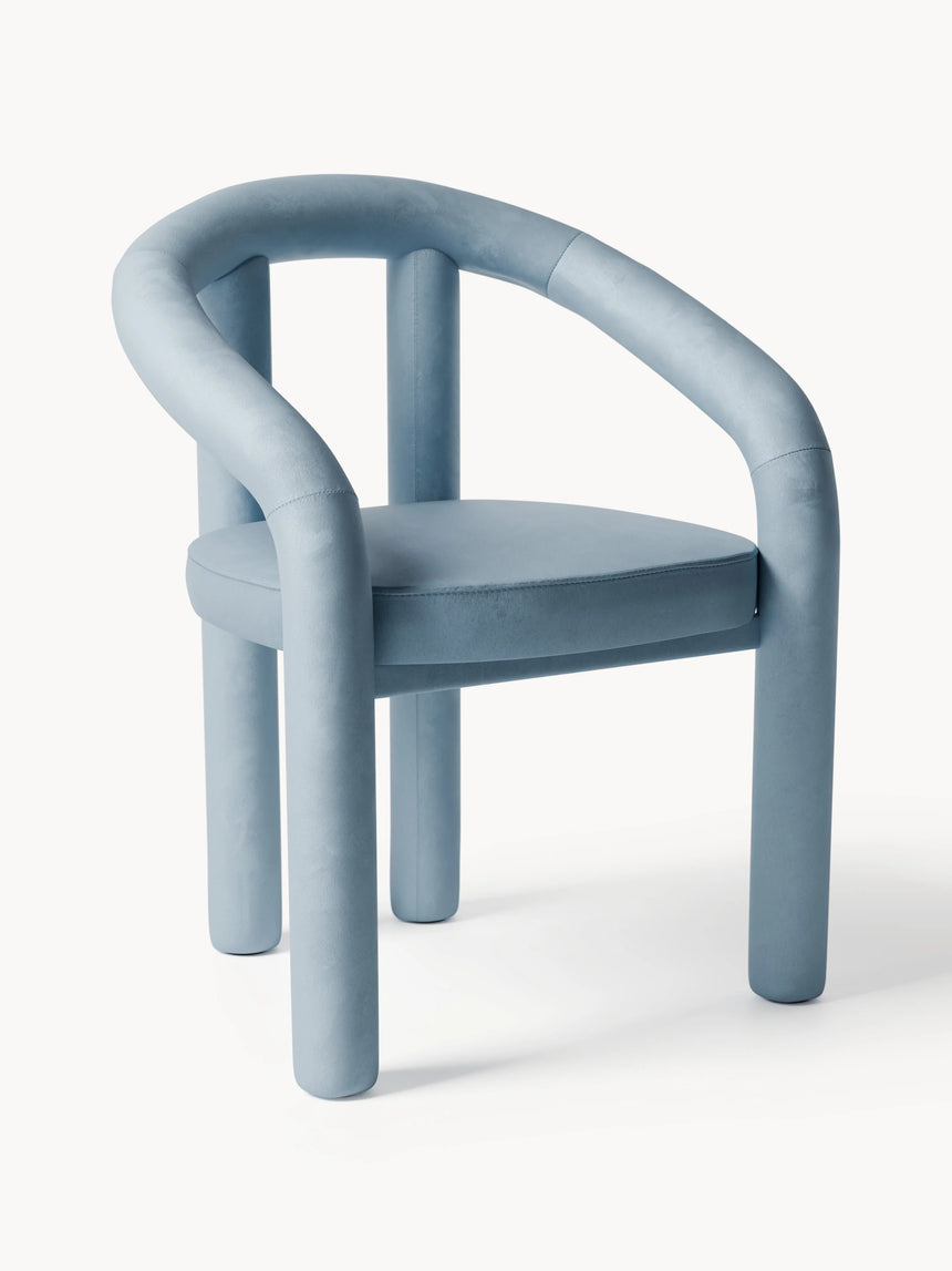 Scenic Kumaş Sandalye Açık Mavi