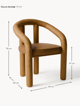 Scenic Kumaş Sandalye Kahve