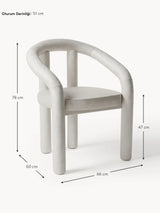 Scenic Kumaş Sandalye Krem