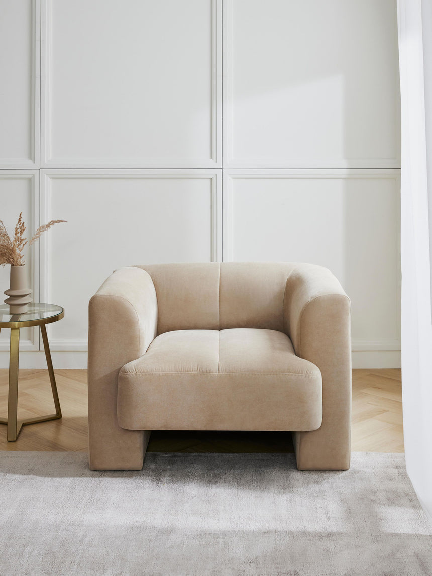 Sen Tekli Koltuk Bej