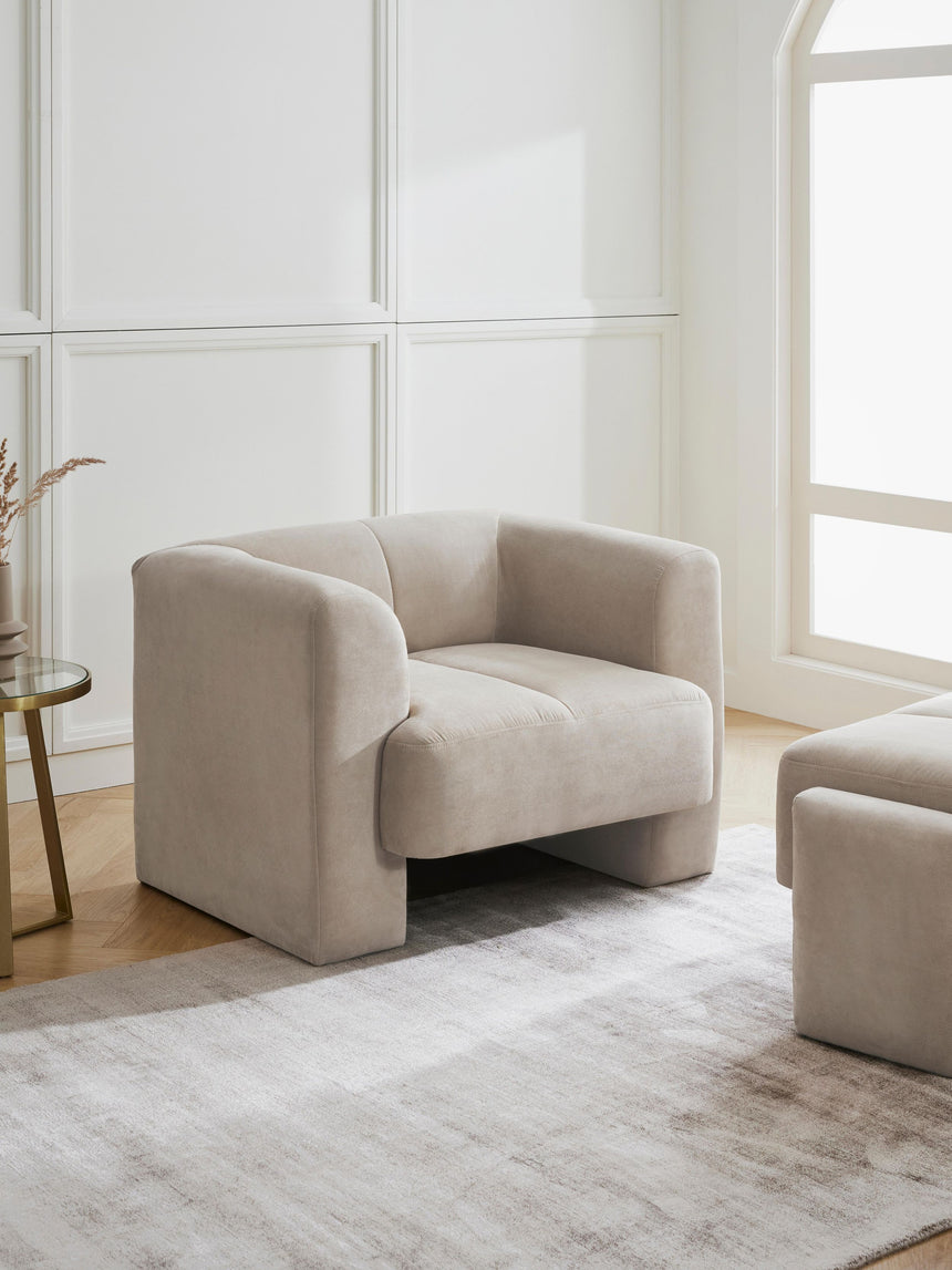 Sen Tekli Koltuk Krem