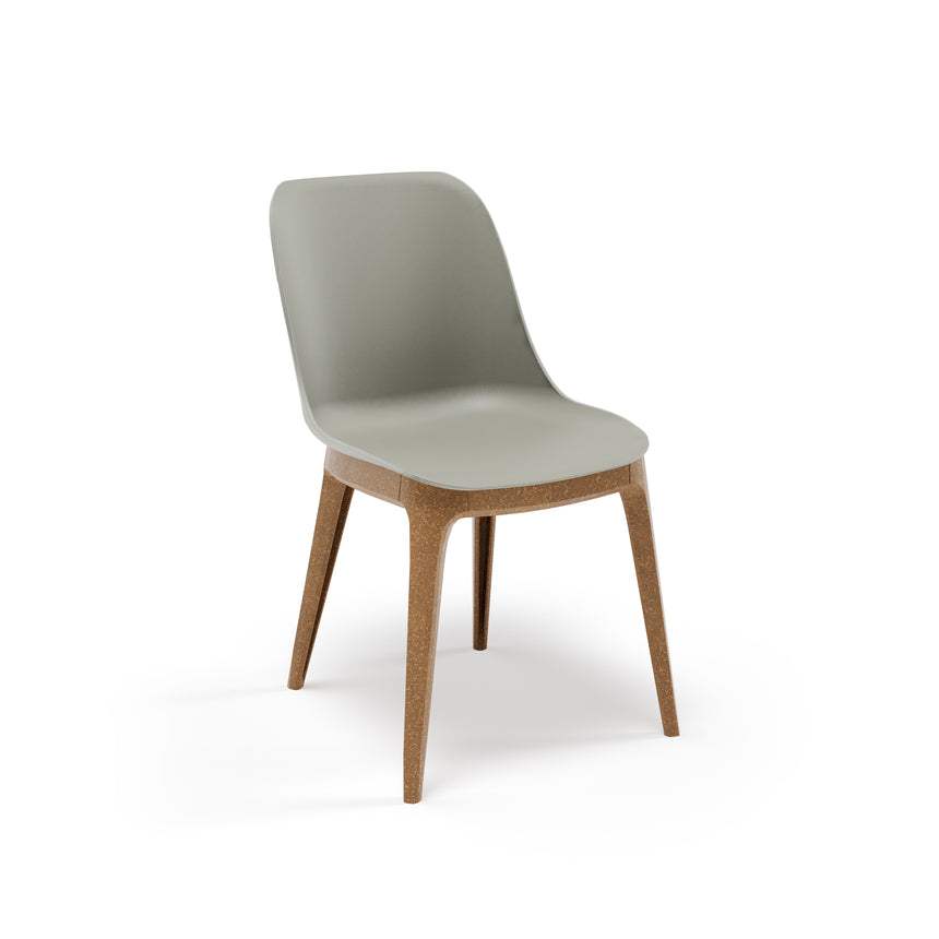 Shell WP Polipropilen Sandalye Çimento Grisi