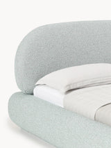 Siri Çift Kişilik Karyola Açık Mavi Bukle