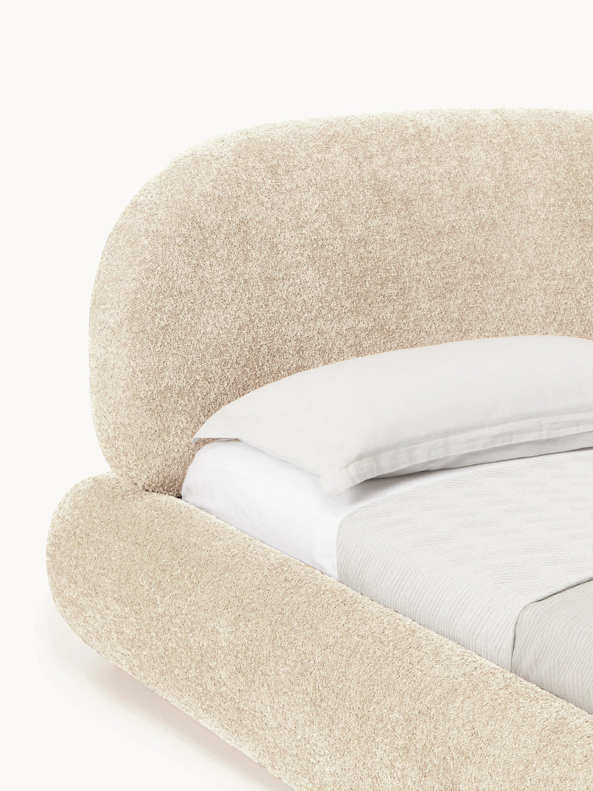 Siri Çift Kişilik Karyola Bej Teddy