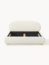 Siri Çift Kişilik Karyola Kırık Beyaz Bukle