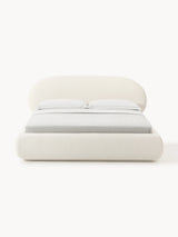 Siri Çift Kişilik Karyola Kırık Beyaz Teddy