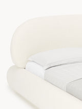 Siri Çift Kişilik Karyola Kırık Beyaz Teddy