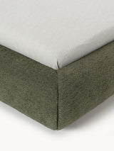 Siri Çift Kişilik Karyola Koyu Yeşil Teddy