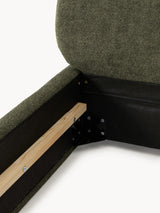 Siri Çift Kişilik Karyola Koyu Yeşil Teddy