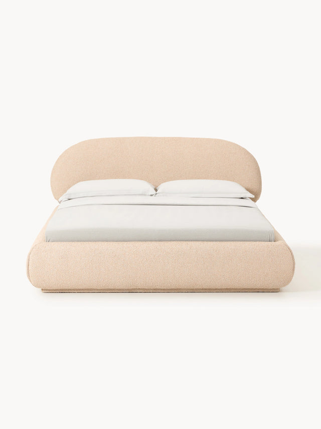 Siri Çift Kişilik Karyola Şeftali Bukle