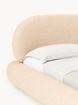 Siri Çift Kişilik Karyola Şeftali Bukle