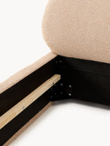 Siri Çift Kişilik Karyola Şeftali Bukle