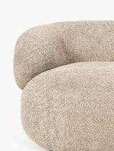 Siri Puf Dörtlü Koltuk Kahve Bej Teddy