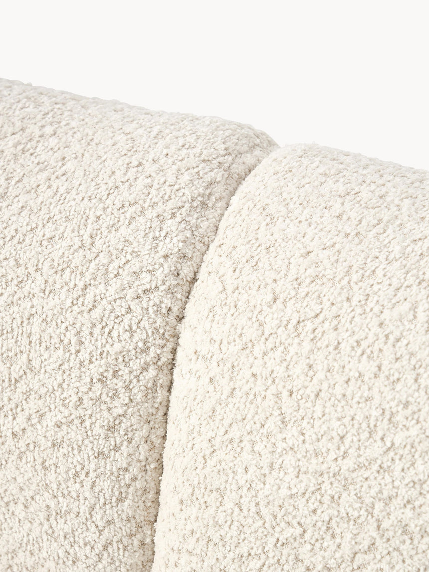 Siri Puf Dörtlü Koltuk Kırık Beyaz Teddy