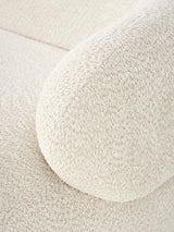 Siri Puf Dörtlü Koltuk Kırık Beyaz Teddy