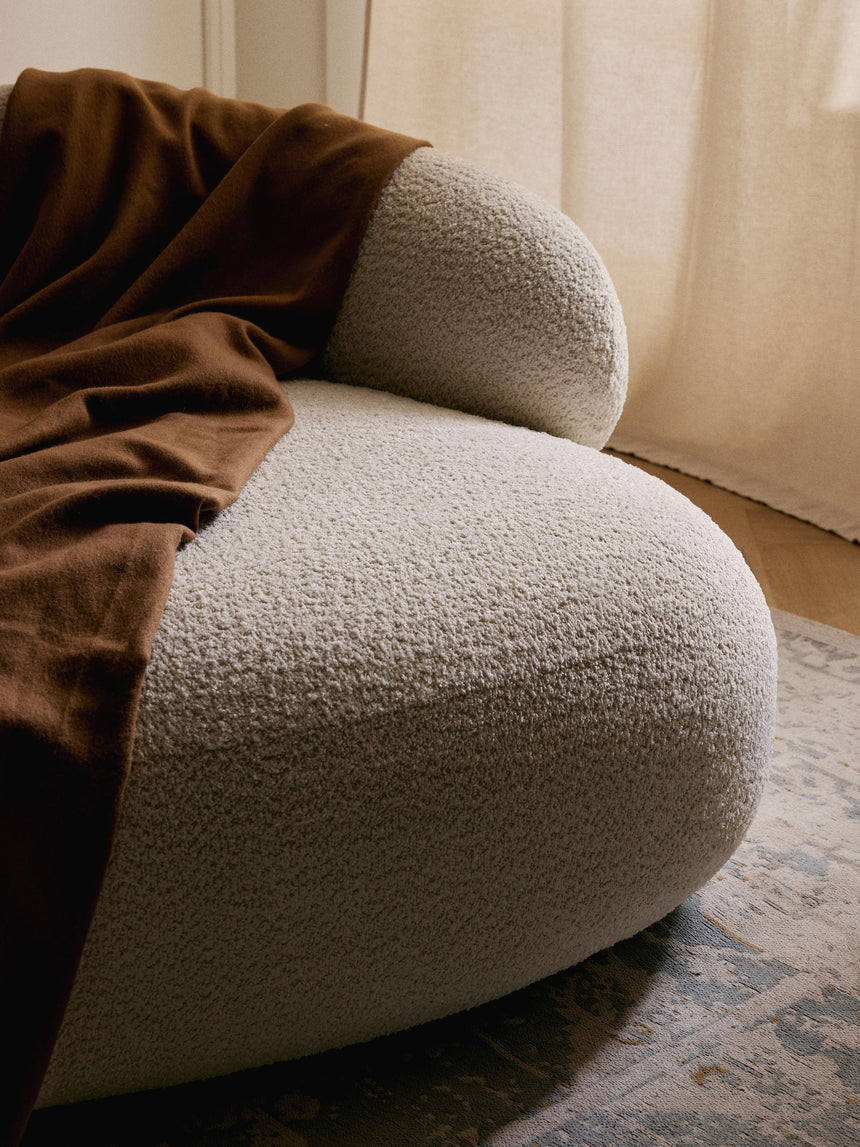 Siri Puf Dörtlü Koltuk Kırık Beyaz Teddy