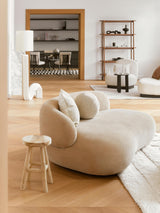 Siri Puf İkili Koltuk Bej