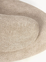 Siri Puf İkili Koltuk Kahve Bej Teddy