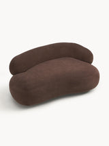 Siri Puf İkili Koltuk Koyu Kahve