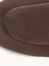 Siri Puf İkili Koltuk Koyu Kahve