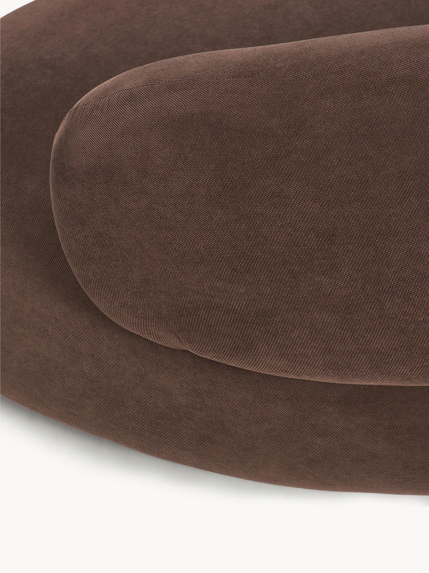 Siri Puf İkili Koltuk Koyu Kahve