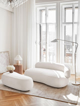 Siri Puf İkili Koltuk Krem