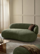 Siri Puf İkili Koltuk Yeşil Teddy