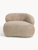 Siri Puf Tekli Koltuk Kahve Bej Teddy