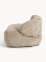 Siri Puf Tekli Koltuk Kahve Bej Teddy