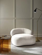 Siri Puf Tekli Koltuk Krem