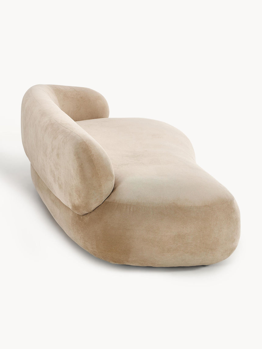 Siri Puf Üçlü Koltuk Bej