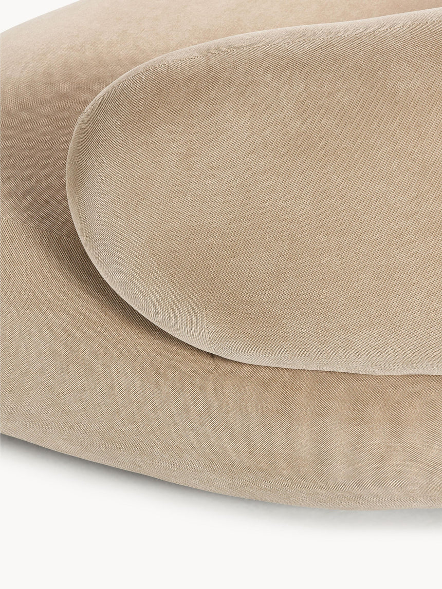 Siri Puf Üçlü Koltuk Bej