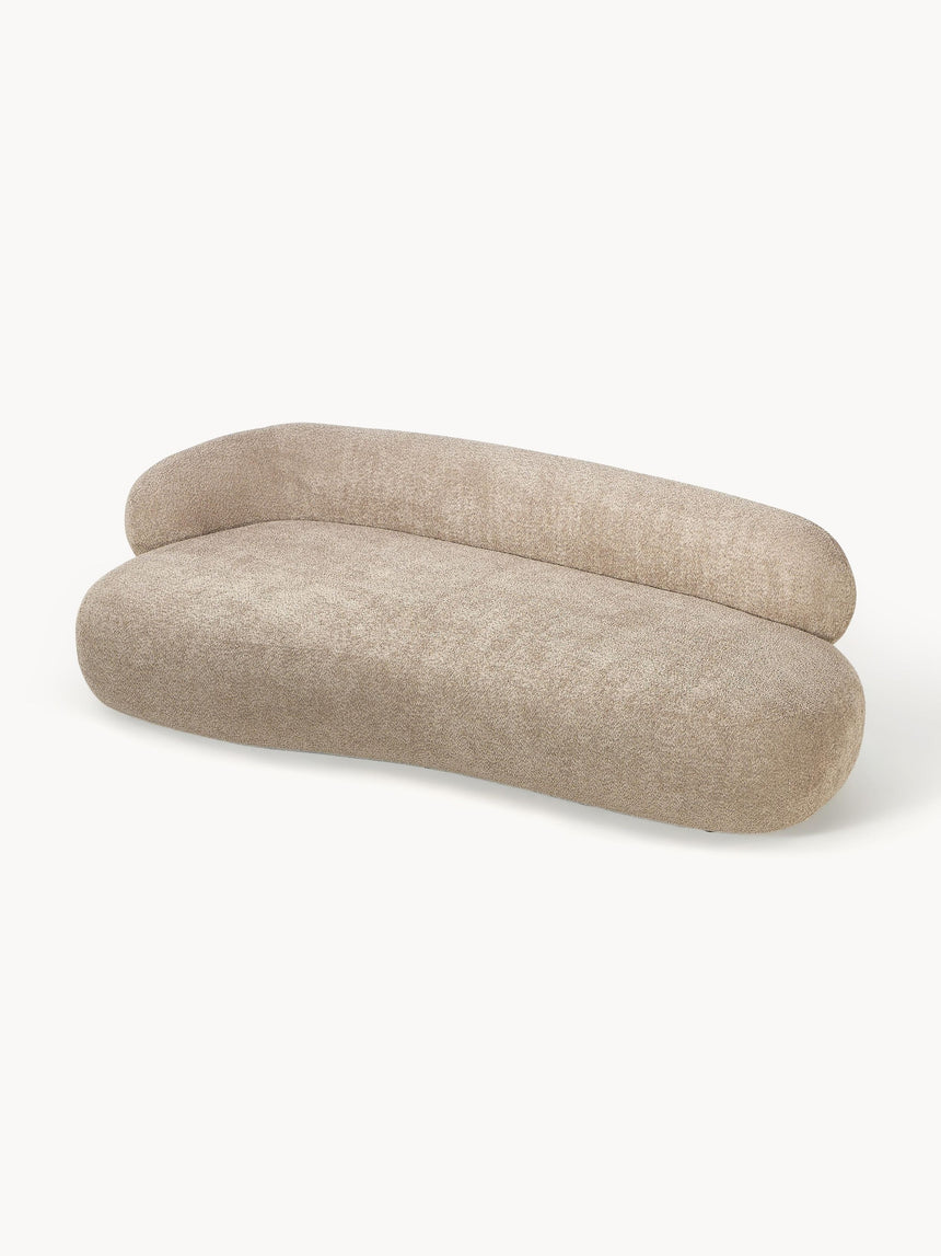 Siri Puf Üçlü Koltuk Kahve Bej Teddy