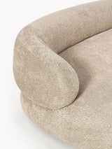 Siri Puf Üçlü Koltuk Kahve Bej Teddy