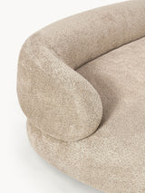 Siri Puf Üçlü Koltuk Kahve Bej Teddy