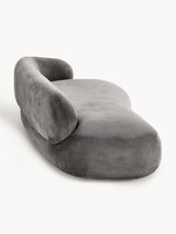 Siri Puf Üçlü Koltuk Koyu Gri