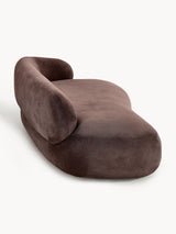 Siri Puf Üçlü Koltuk Koyu Kahve