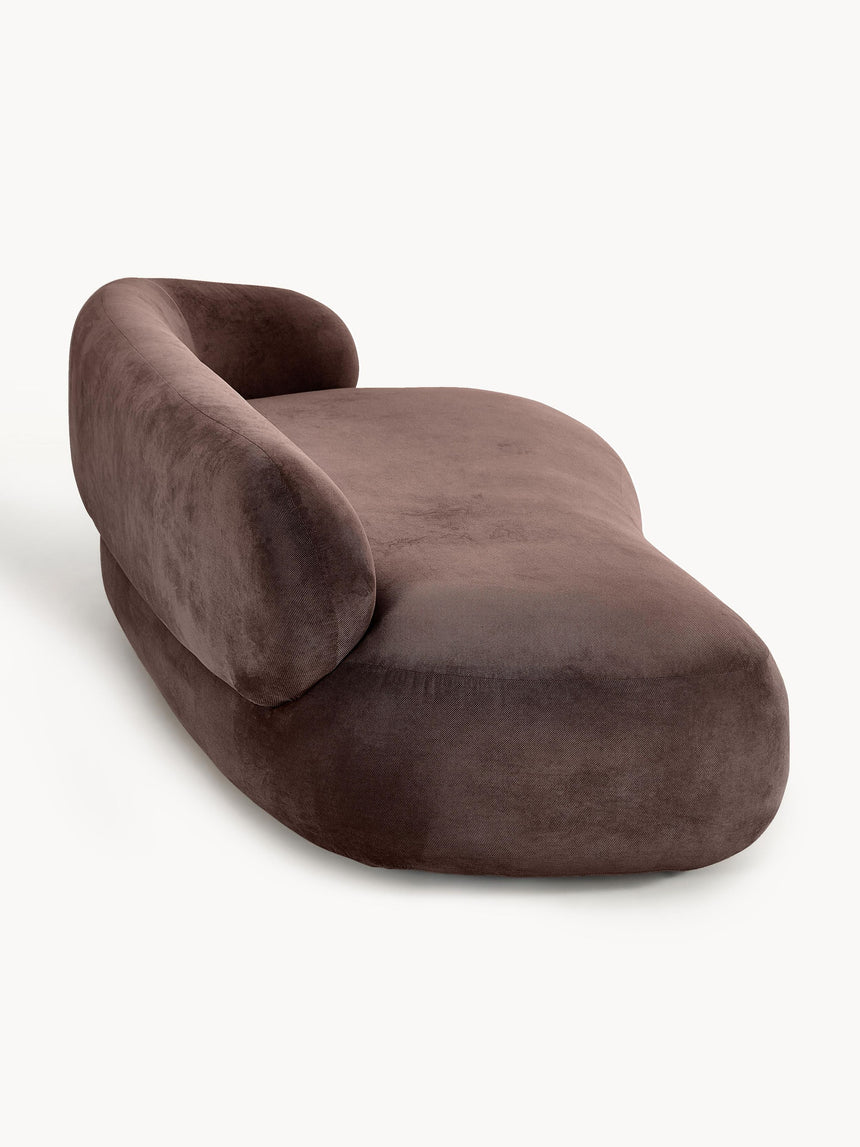 Siri Puf Üçlü Koltuk Koyu Kahve