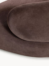 Siri Puf Üçlü Koltuk Koyu Kahve